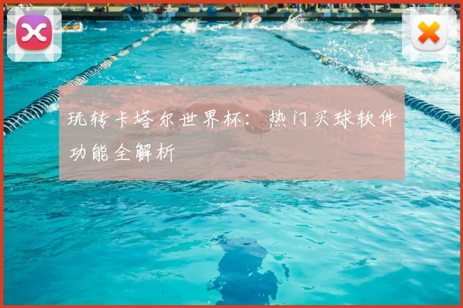 玩转卡塔尔世界杯：热门买球软件功能全解析